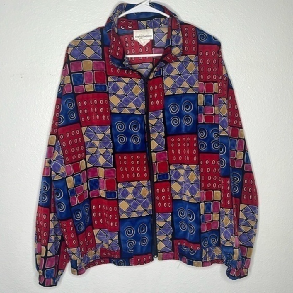 Vintage zip up jacket bomber Sz xl